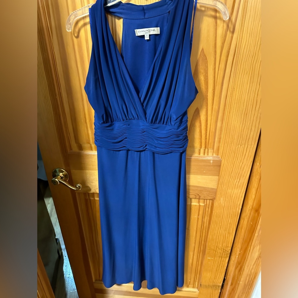 Evan Picone blue cocktail dress